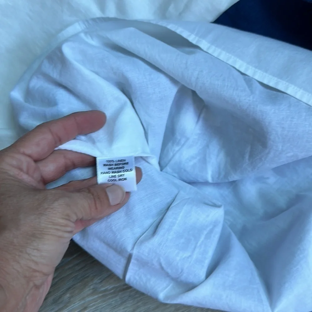 NWT MLB Atlanta Braves Tommy Bahama white linen dress baseball size small - Picture 7 of 10